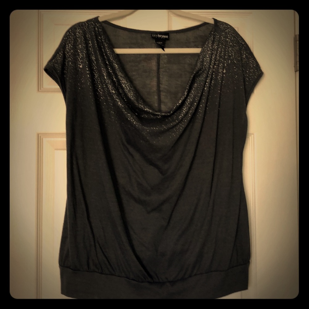 Grey blouse from Lanebryant